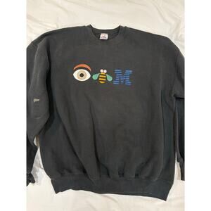 Vintage IBM Jerzees Super Sweats Pullover Sweatshirt Size XL